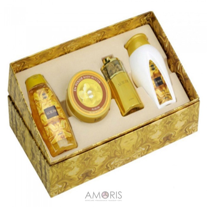 Набор (edp/75ml + sh/gel/200ml + b/butter/200ml+ powder/100g)
